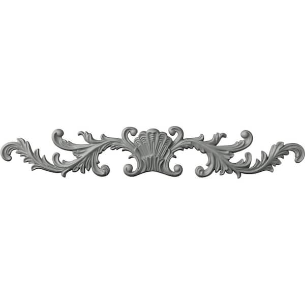 Ekena Millwork 1-5/8 in. x 34-1/8 in. x 5-7/8 in. Polyurethane Pescara Onlay