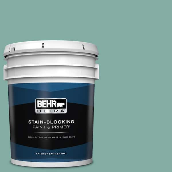 BEHR ULTRA 5 gal. #M440-4 Summer Dragonfly Satin Enamel Exterior Paint & Primer