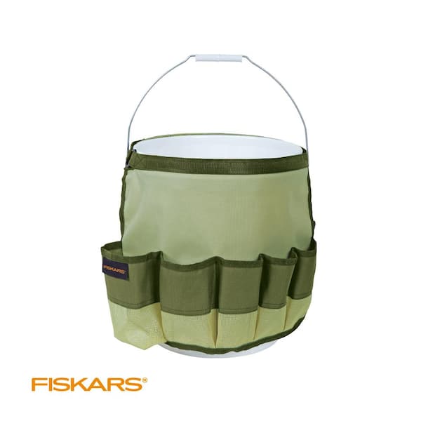 Fiskars 5 Gal. Garden Bucket Caddy (Bucket and Tools Not Included)  394240-1002 - The Home Depot