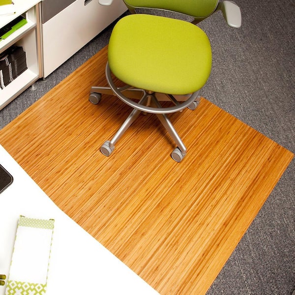 bamboo chair mat for thick carpet