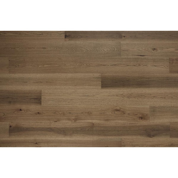 ASPEN FLOORING Take Home Sample - Crown Hickory Water Resistant Engineered Hardwood Flooring