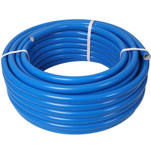 3/4 Inch Tubing Industrial Compressed Air Piping System, 100 Feet Length, High Quality PEX-AL-PEX Tubing, Blue Tubing