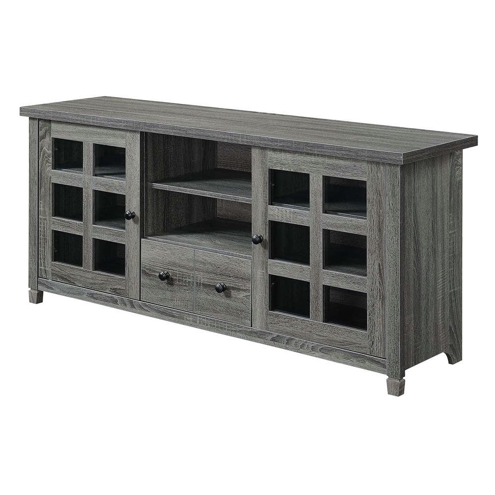 Convenience Concepts Newport Park Lane 1 Drawer TV Stand with Storage ...