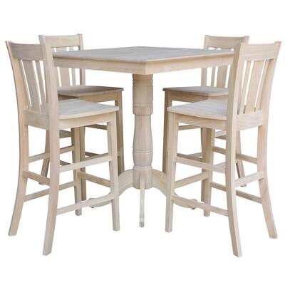 Unfinished Wood Dining Room Sets, Unfinished Wood Dining Room Table And Chairs Set