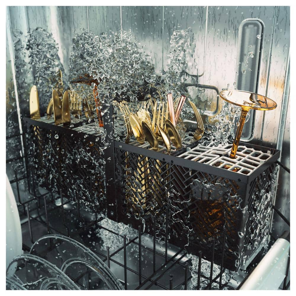 24-Inch Fingerprint Resistant Stainless Steel Smart Dishwasher