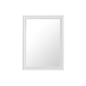 Glenbrooke 30 in. W x 40 in. H Rectangular Framed Wall Mount Bathroom Vanity Mirror in Bright White