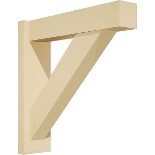 Traditional 5 in. W x 20 in. H x 20 in. D Signature Urethane Polyurethane Outlooker with Block Ends