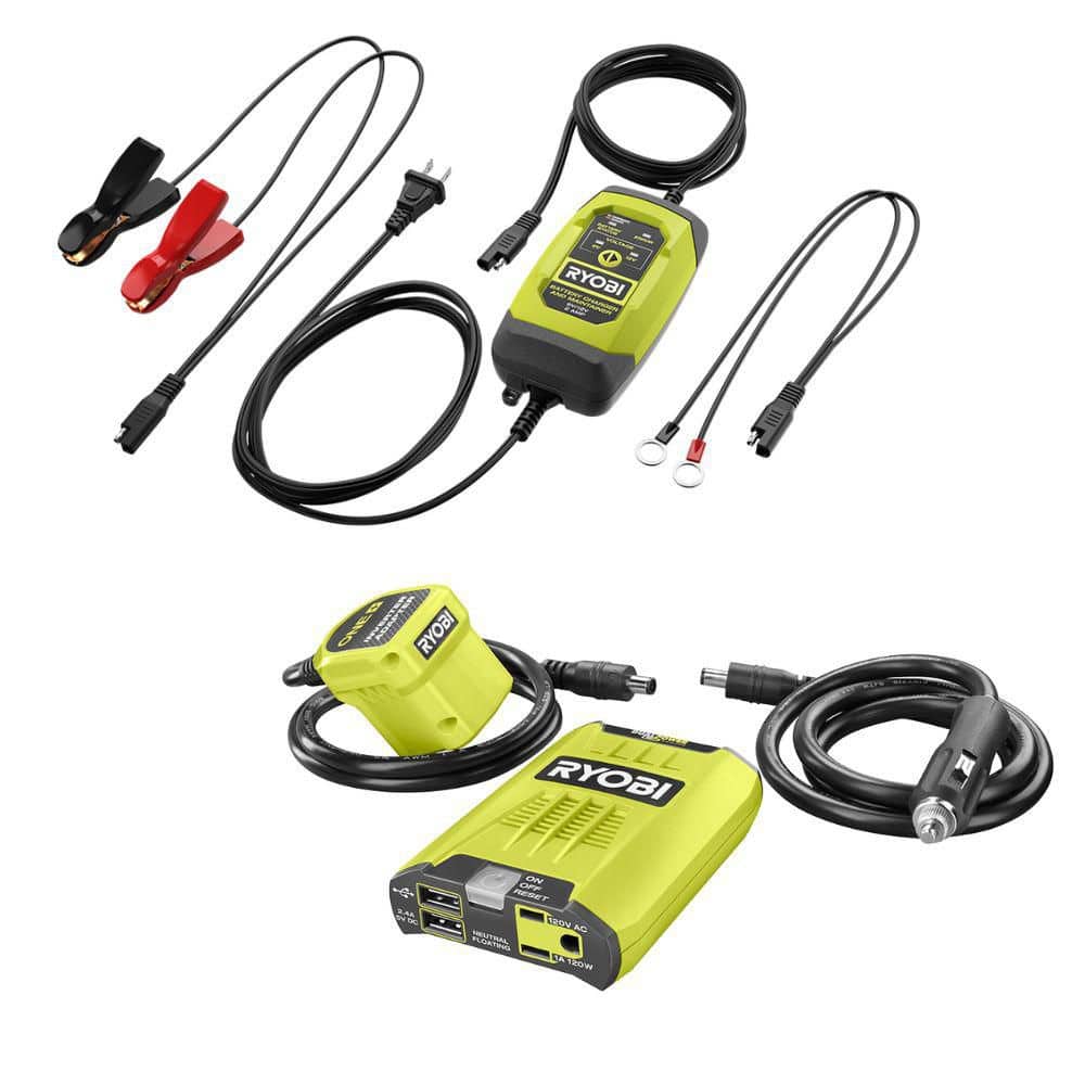 RYOBI 2 Amp Battery Charger and Maintainer with ONE+ 18V 120-Watt