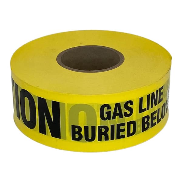 HOME-FLEX 3 in. 1000 ft. Direct Burial Gas Caution Tape
