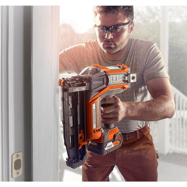 Ridgid brad nailer online cordless