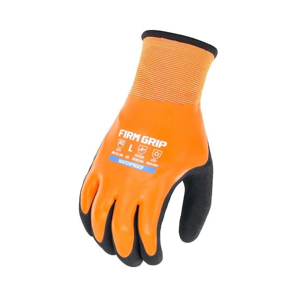 FIRM GRIP Extra Large Winter Waterproof Double Coated Latex