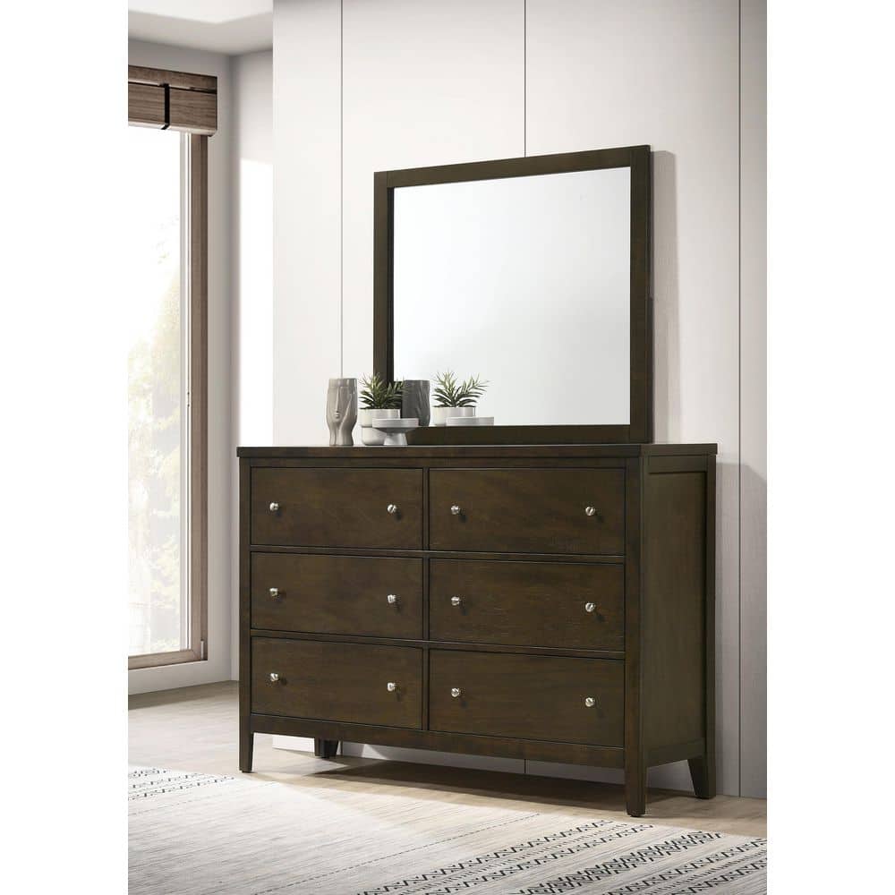 Coaster Wilkes Dark Cocoa 6-Drawer 56.25 in. Dresser with