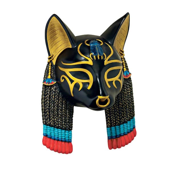Design Toscano Masks of Ancient Egyptian Gods Novelty Bastet Wall Sculpture