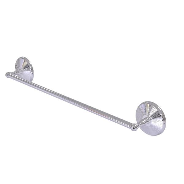 Allied Brass Monte Carlo Collection 18 in. Wall Mounted Single Towel Bar in Polished Chrome