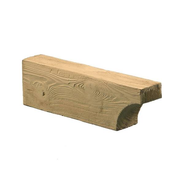 Fypon 24 in. x 6 in. x 8 in. Polyurethane Timber Cove Corbel