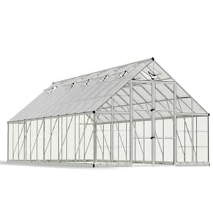 Balance 10 ft. x 24 ft. Hybrid Silver/Clear DIY Greenhouse Kit