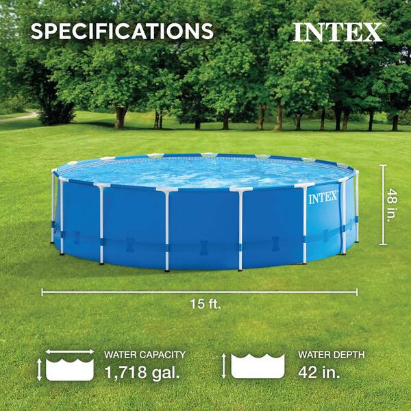 Intex 15 X 48 Metal Frame Pool
