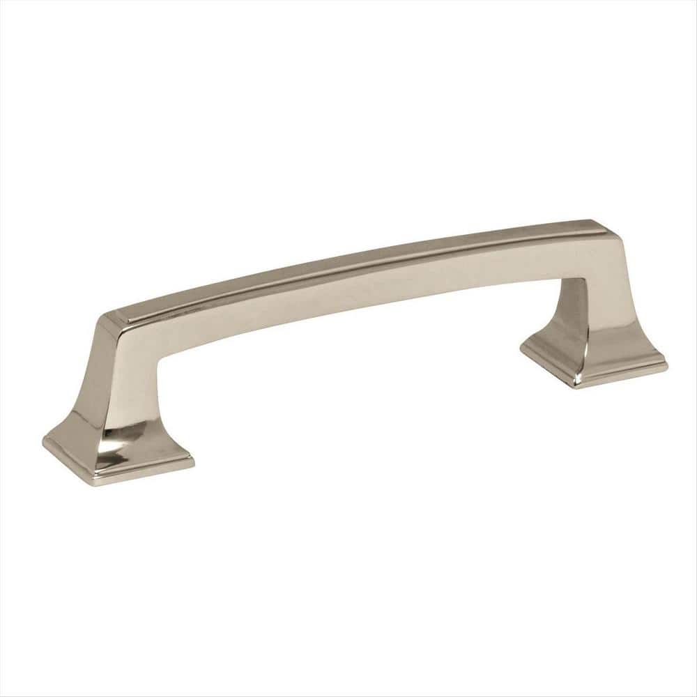 Mulholland 3-3/4 in. (96mm) Traditional Polished Nickel Arch Cabinet Pull