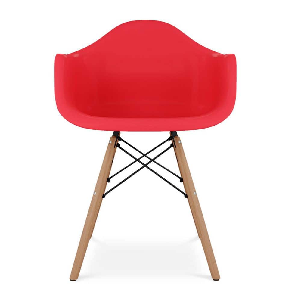 Red Plastic Arm Chair price history on PriceWatchPro
