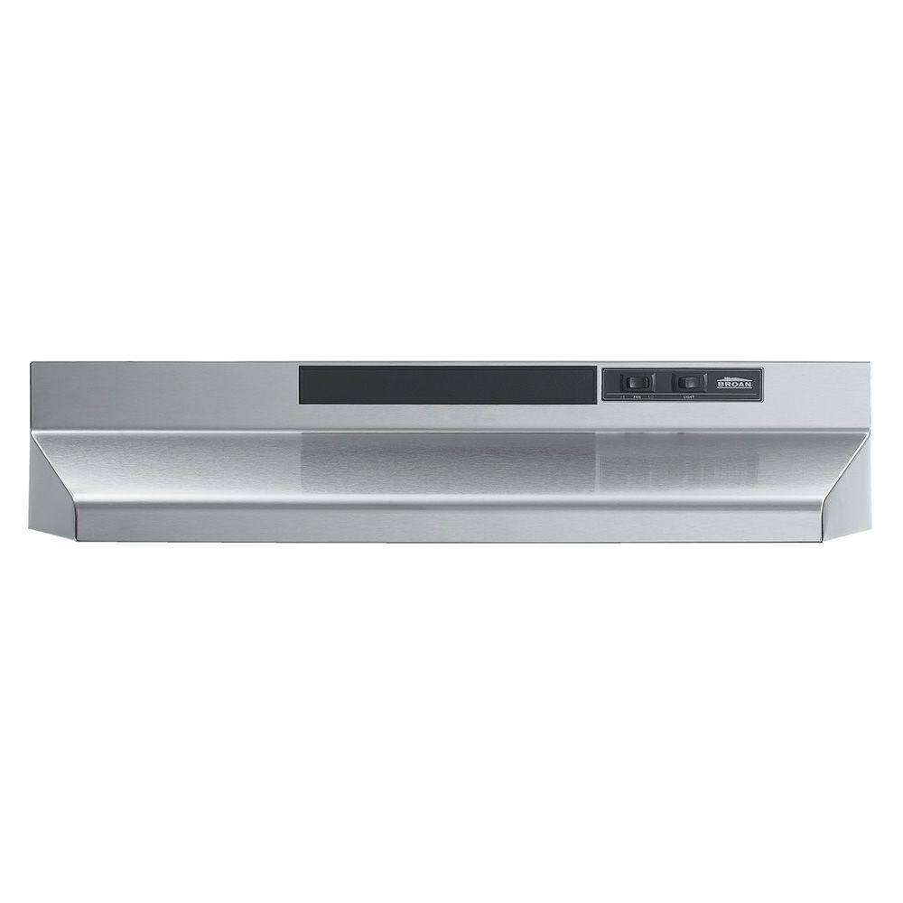 Broan 24" Stainless Steel Convertible Under Cabinet Range Hood
