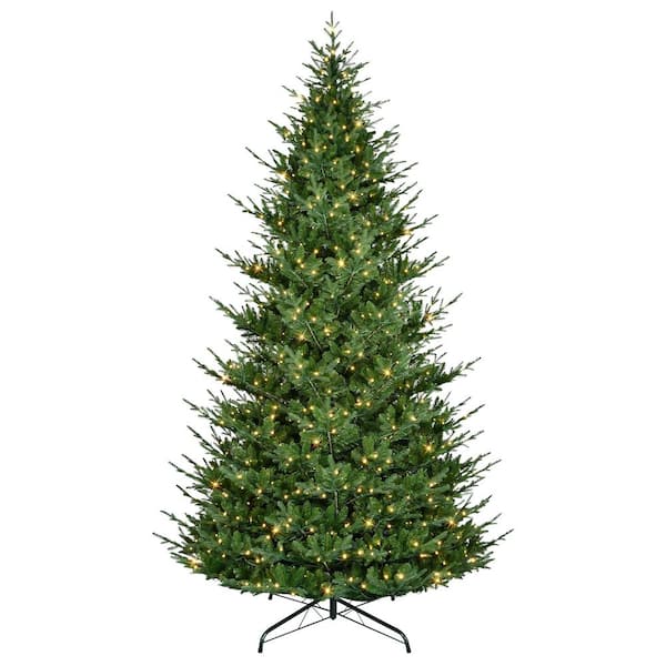 12 ft. Pre-Lit Hillside Spruce Artificial Christmas Tree