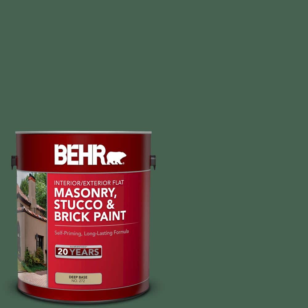 1 gal. #MS-62 Parkside Pines Flat Interior/Exterior Masonry, Stucco and Bri