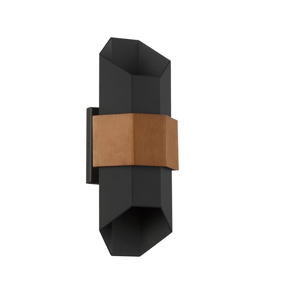 Quoizel Chasm 15.25" Matte Black LED Outdoor Lantern