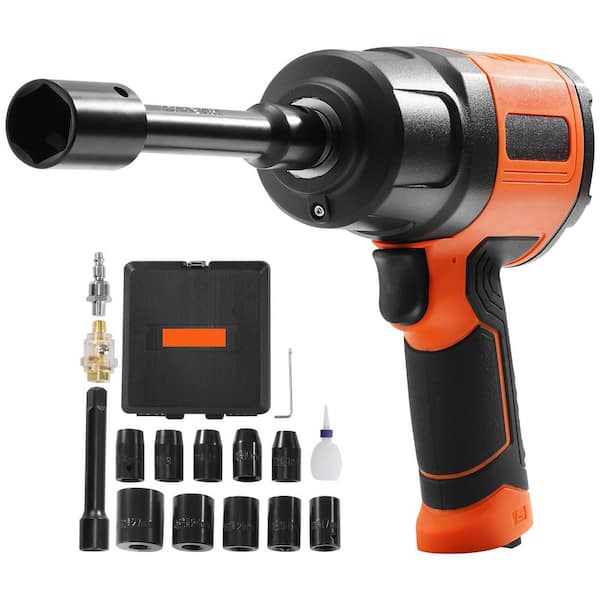 1/2-In. Air Impact Wrench, High Torque Up to 1400 ft.-lbs., Lightweight Design Pneumatic Impact Gun with Carrying Case