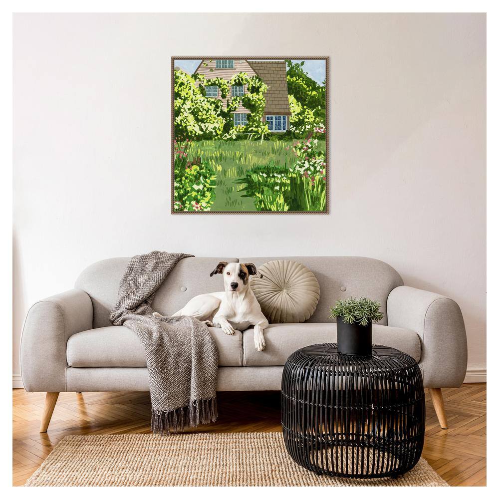 Amanti Art 30"x30" They Find A Way II by Melissa Wang Framed Canvas Wall Art Print