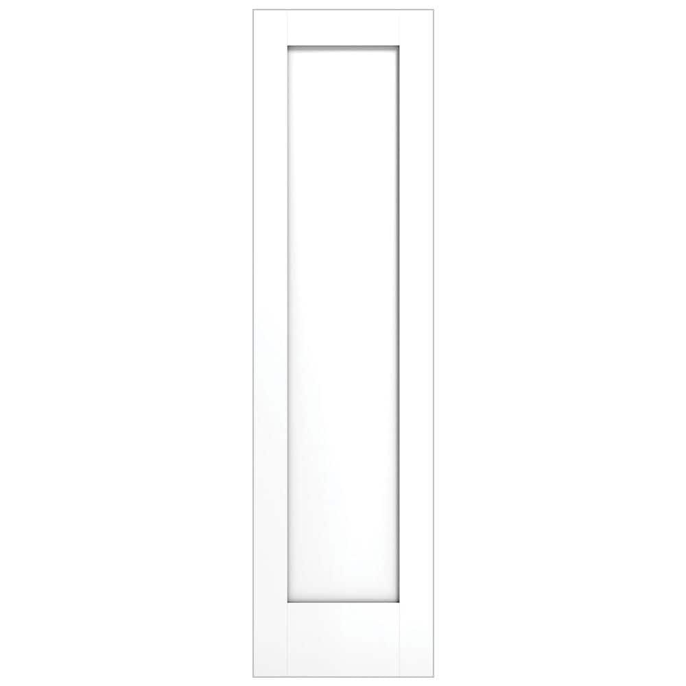 12 in x 80 in x 1-3/8 in. 1-Panel Flat, Shaker Sticking, Pre-Fit and Beveled, Primed Wood Core Door Slab price history on PriceWatchPro