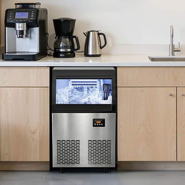Coolski 20 in. 200 lb. Commercial Full Size Cubes Ice Maker in
