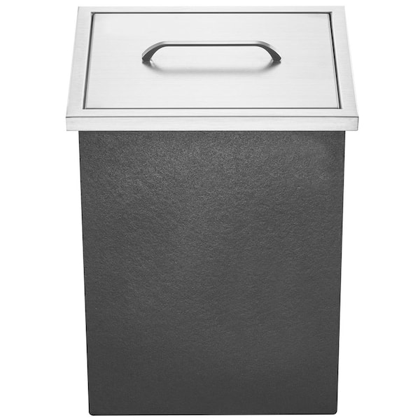 SVOPES Drop-in Ice Chest, 14 L x 12 W x 18 in. H Stainless Steel Cooler, 40 qt. Commercial Ice Bin with Cover, Outdoor Kitchen