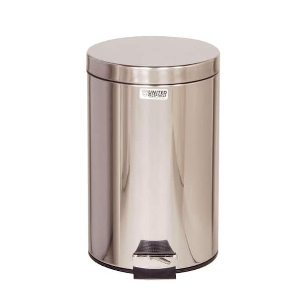 Rubbermaid Commercial Products Medi-Can 3.5 Gal. Stainless Steel Step-On Medical Trash Can