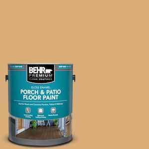 1 gal. #PPU6-05 Cork Gloss Enamel Interior/Exterior Porch and Patio Floor Paint