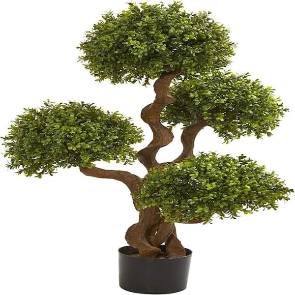 3.5 ft. Artificial Four Ball Boxwood Topiary Tree