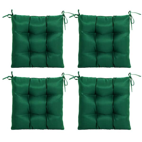 NPolar 4-Pack Soft Chair Seat Pads - Indoor/Outdoor Garden Patio Cushions - Polyester