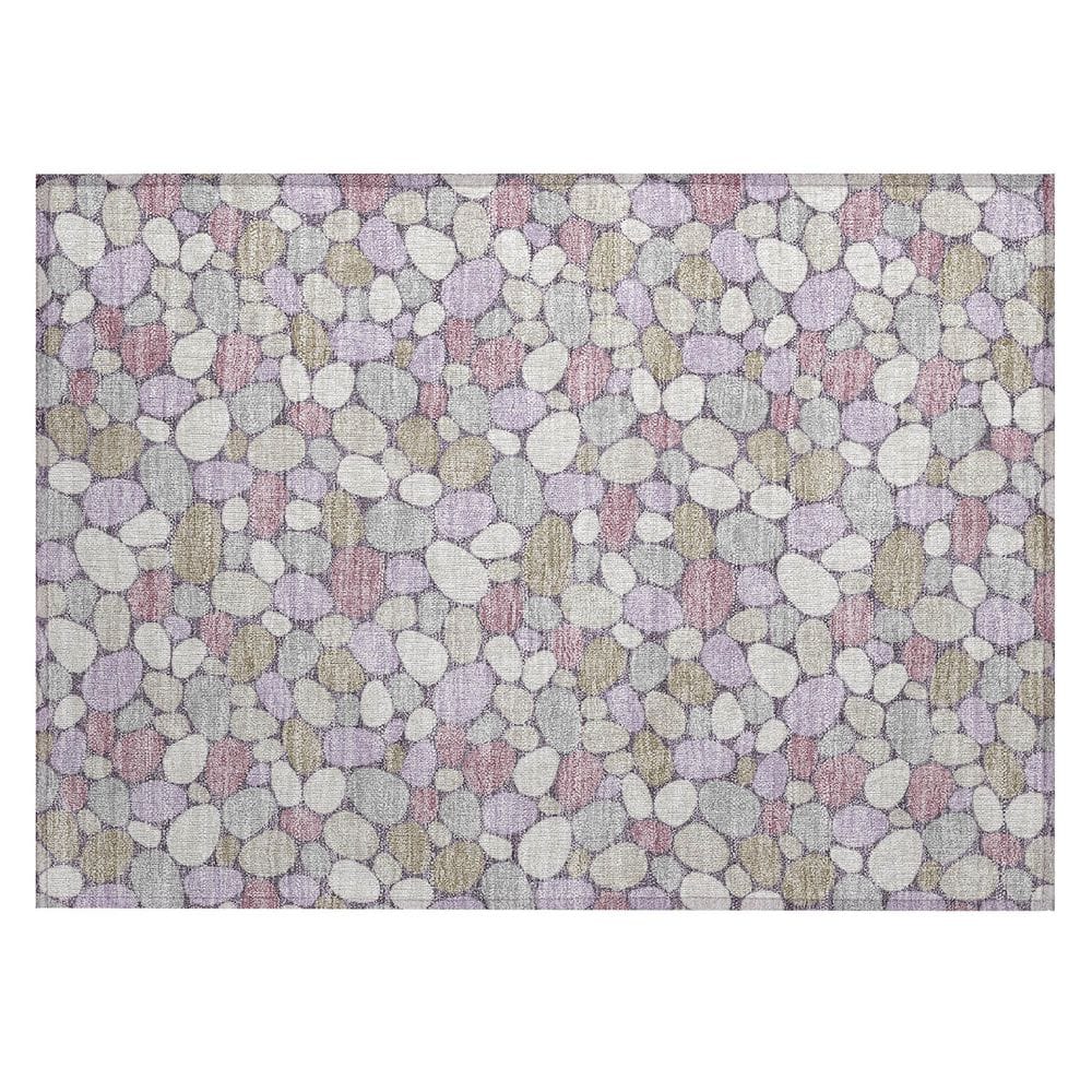 Chantille Machine Washable Indoor/Outdoor Abstract ACN2817 Plum 2 ft. x 3 ft. Accent Rug price history on PriceWatchPro