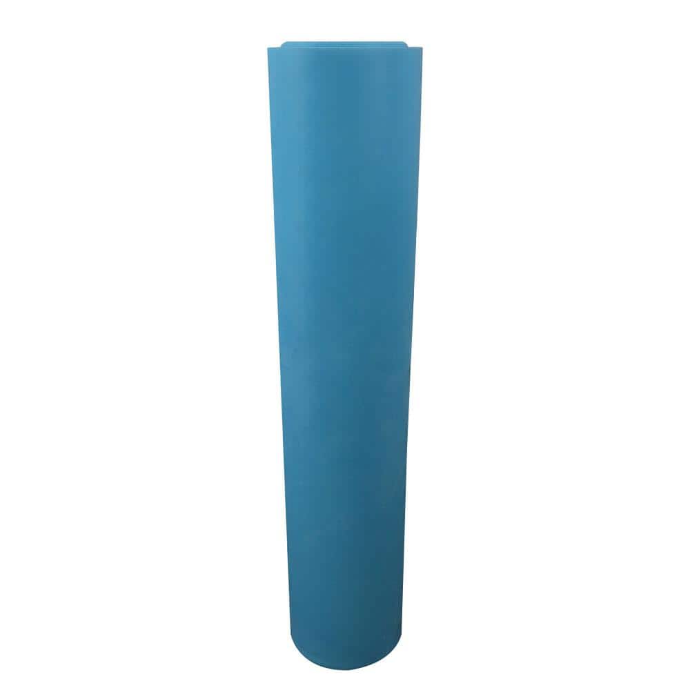 Blue Virgin Latex Rubber Underlayment for Luxury Vinyl Flooring, 100 Sq Ft