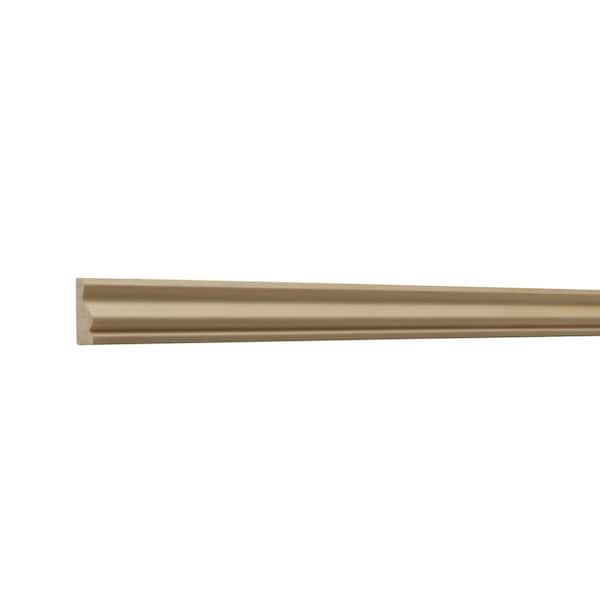 Ornamental Mouldings OML14-4FTWHW .75 in. D X 2.75 in. W X 47.5 in. L Unfinished White Hardwood Casing Moulding