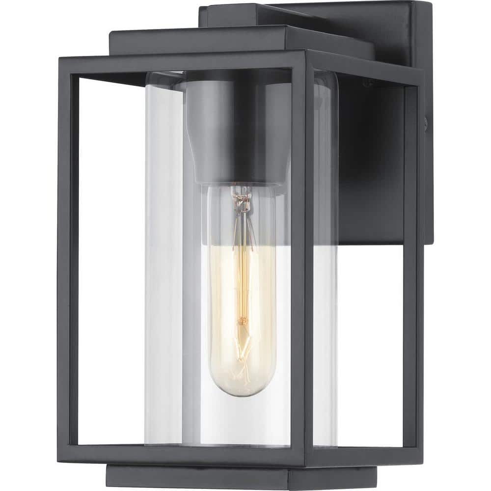 Progress Lighting Macstreet 9 In. 1-Light Matte Black Modern