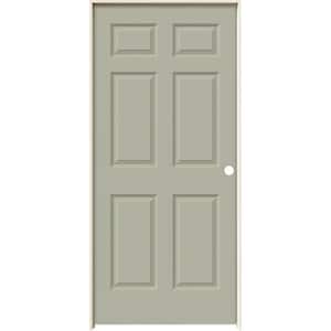36 in. x 80 in. Colonist Desert Sand Painted Left-Hand Smooth Molded Composite Single Prehung Interior Door