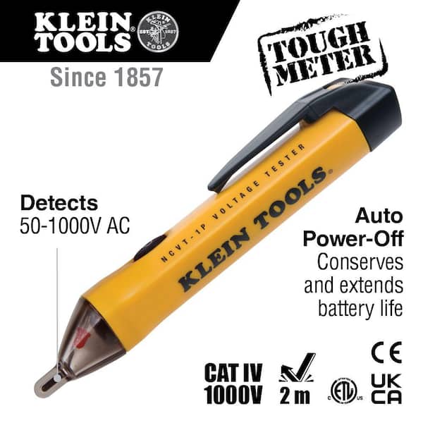 Klein Tools - Electrical Test Kit with 600V AC/DC Multimeter, Non Contact Volt Tester, and Receptacle Tester