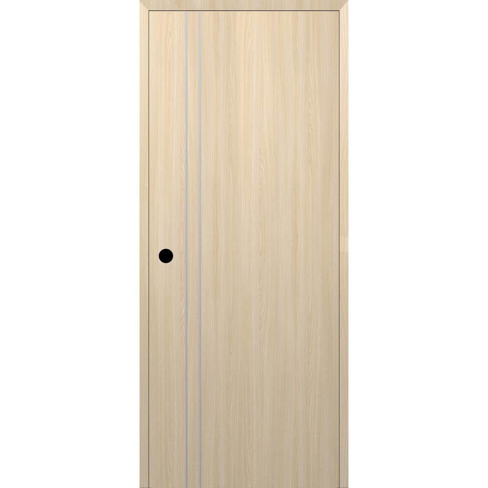 Optima 2V DIY-Friendly 36 in. x 96 in. Right-Hand Solid Core Loire Ash Composite Single Prehung Interior Door price history on PriceWatchPro