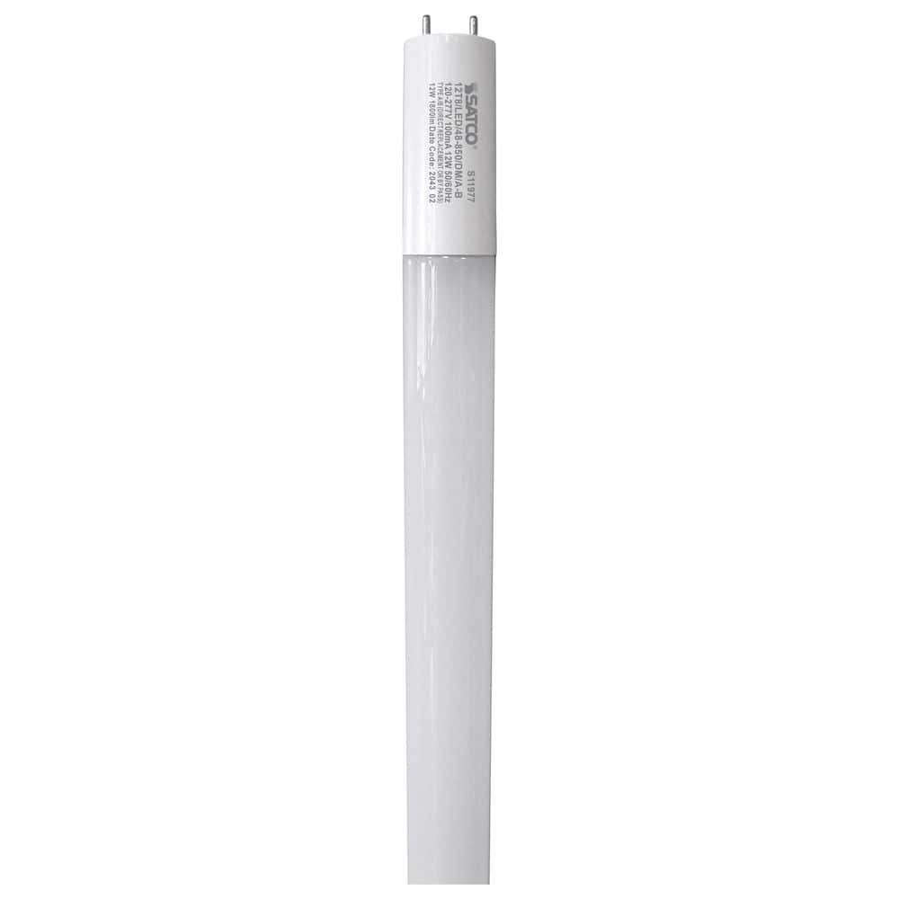 4 ft. 32-Watt Equivalent 5000K 1800 Lumen G13 Base Dual Mode Hybrid Type A/B T8 Linear LED Light Bulb 120/277V (25-Pack) price history on PriceWatchPro