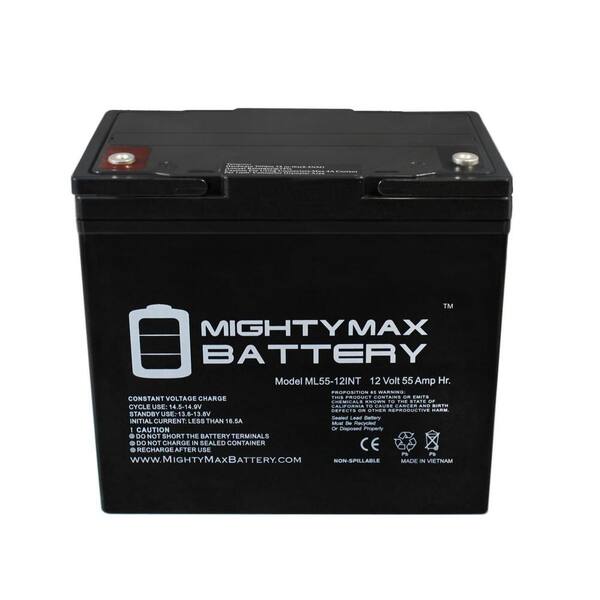 MIGHTY MAX BATTERY 12V 55AH INT Battery Replacement for Werker