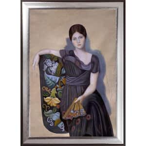 Portrait of Olga in the Armchair by Pablo Picasso Magnesium Framed People Oil Painting Art Print 29.25 in. x 41.25 in.