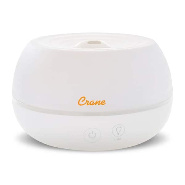 Crane 0.2 Gal. 2-in-1 Ultrasonic Cool Mist Humidifer & Aroma Diffuser for Small Rooms up to 160 sq. ft.