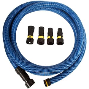 16 ft. Antistatic Vacuum Hose for Shop Vacs with Expanded Multi-Brand Power Tool Adapter Set