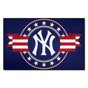 New York Yankees Patriotic Blue 1.5 ft. x 2.5 ft. Starter Area Rug
