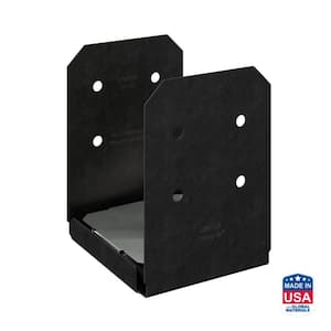 Outdoor Accents Avant Collection ZMAX, Black Powder-Coated Post Base for 8x8 Actual Rough Lumber